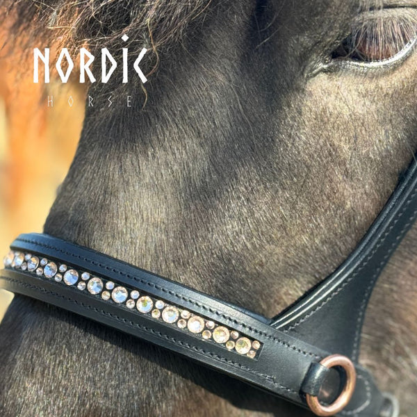 Nordic Horse sidepull - All Rosegold