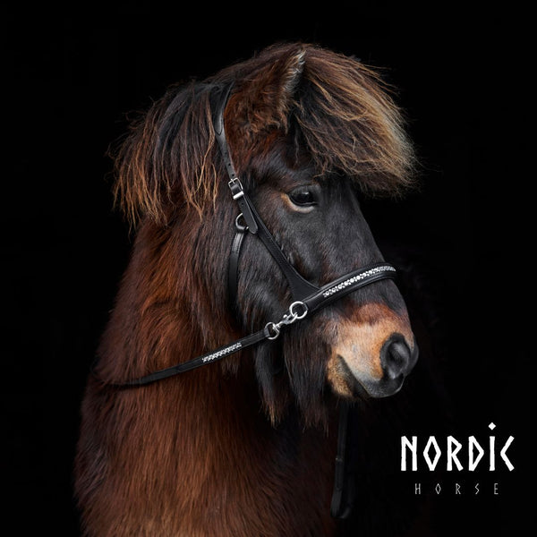 Nordic Horse sidepull - All White
