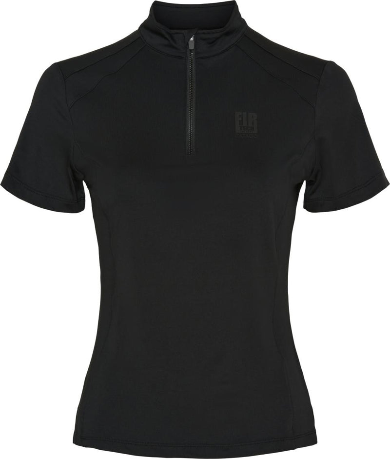 Catago FIR-Tech kortærmet ridebluse, sort