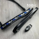 Nordic Horse kombineret næsebånd Colour Mix, blå