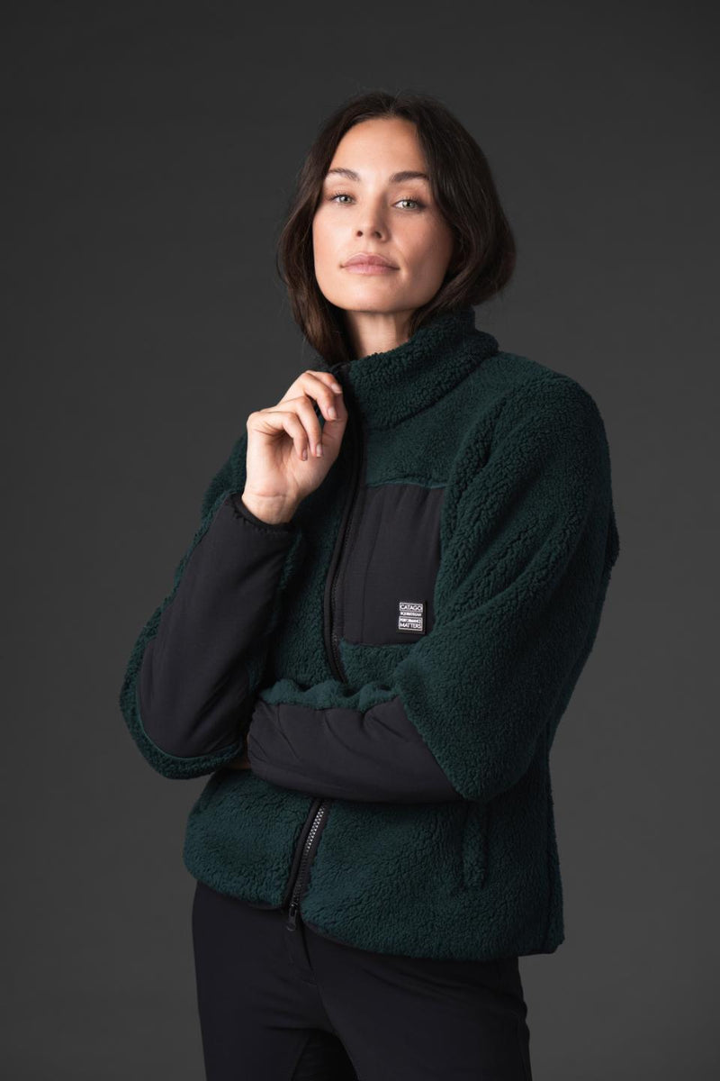 CATAGO Vinetia fleece ridejakke - Ponderosa Pine