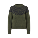 Eques Kingsland Magda Ladies Knitted Sweater - Climbing Ivy