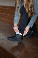 Equipage Austin fleece jodhpur ridetights - fullgrip med teddyfor
