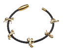 Karlslund Björk læderarmbånd med islandske heste