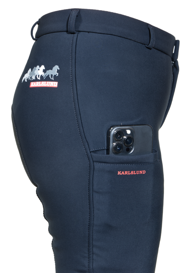 Karlslund Jökull softshell jodhpur ridebukser med mobillomme