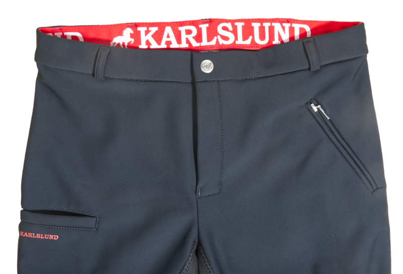 Karlslund Jökull softshell jodhpur ridebukser med mobillomme