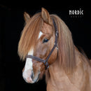 Nordic Horse Classic lædergrime, brun