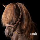 Nordic Horse Glitter nylongrime - brun
