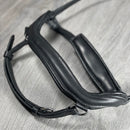 Nordic Horse anatomisk kombineret næsebånd, sort