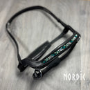 Nordic Horse anatomisk næsebånd - Colour mix Grøn