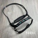 Nordic Horse anatomisk næsebånd Colour Mix, turkis