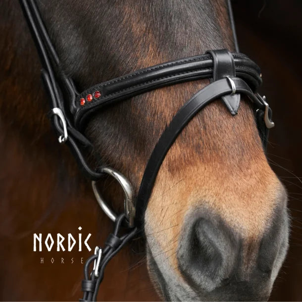 Nordic Horse engelsk/kombineret næsebånd, Colour Edition