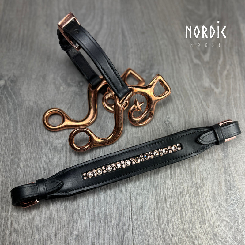 Nordic Horse hackamore - All Rosegold