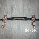 Nordic Horse hackamore, All Rosegold