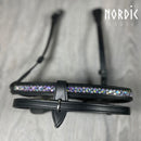 Nordic Horse kombineret næsebånd, farvevekslende lilla