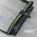 Nordic Horse kombineret næsebånd med changerende sten