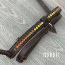 Nordic Horse kombineret næsebånd med changerende sten