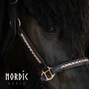 Nordic Horse lædergrime, All Rosegold
