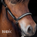 Nordic Horse lædergrime, All White