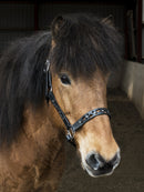 Nordic Horse lædergrime med banket mønster