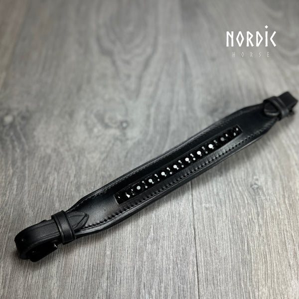 Nordic Horse næsedel til hackamore - All Black