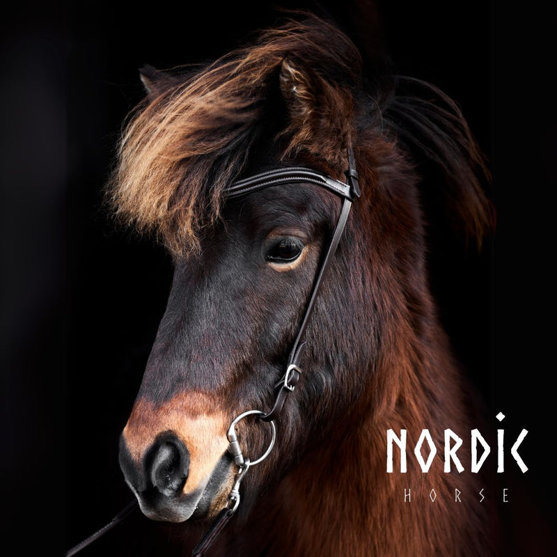 Nordic Horse nakkerem - brun læder