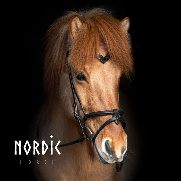 Nordic Horse nakkerem, Black Leaves