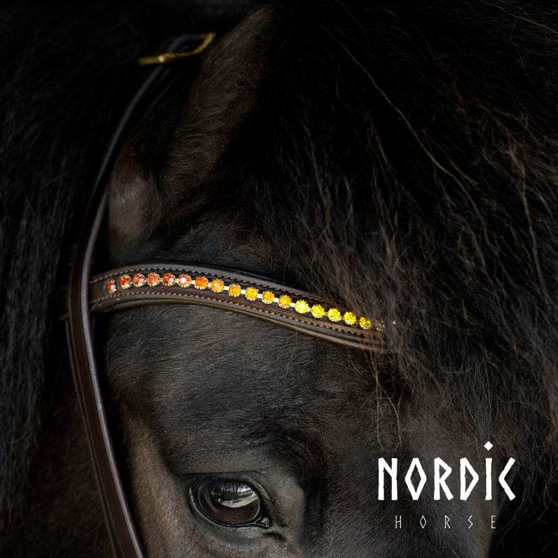 Nordic Horse nakkerem med changerende sten