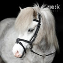 Nordic Hors engelsk/kombineret næsebånd All Black - Mix & Match