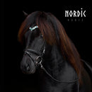 Nordic Horse pandebånd - Green Leaves