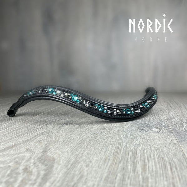 Nordic Horse pandebånd Colour mix - turkis