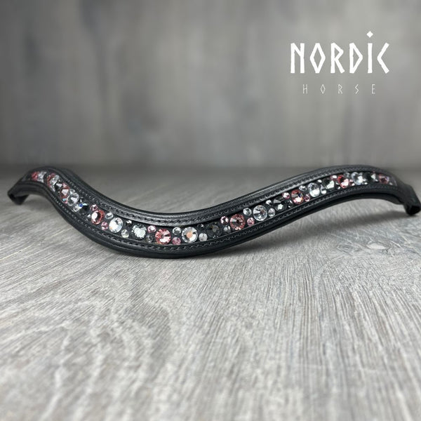 Nordic Horse pandebånd,  Colour mix - pink