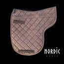 Nordic Horse sadelunderlag - Brown Velvet