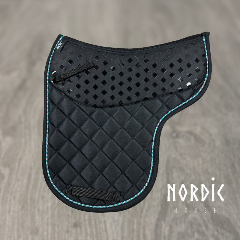 Nordic Horse sadelunderlag - Colour Mix turkis