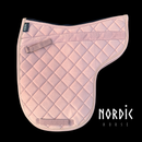 Nordic Horse sadelunderlag - Soft Peach Velvet