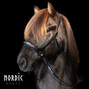Nordic Horse sidepull - Rainbow