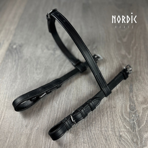 Nordic Horse sidestykker til hackamore med sølvspænder