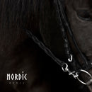 Nordic Horse lædertøjle med udskæringer