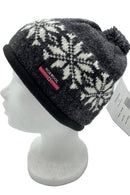 Norwool uldhue med kvast