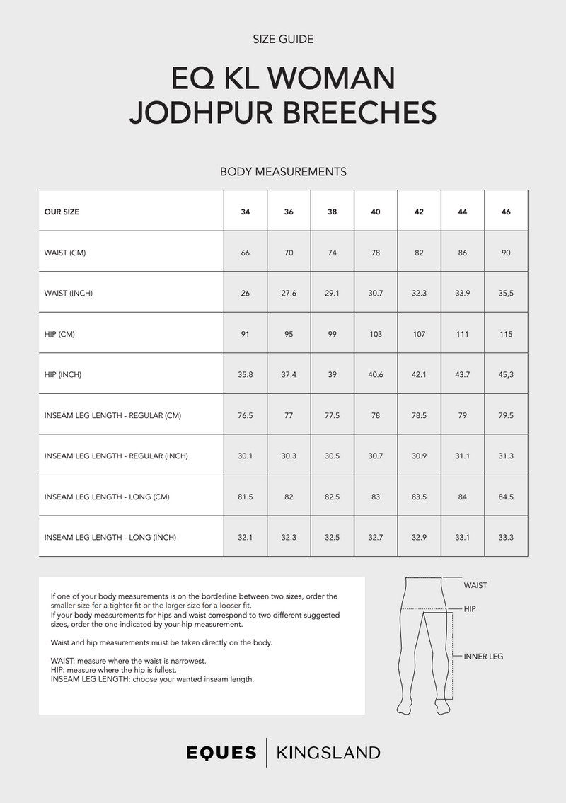 Eques Kingsland Freja Ladies Jodphur ridebukser