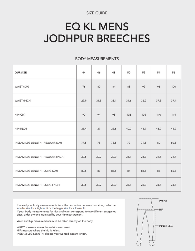 Eques Kingsland Bjarki Mens Jodphur ridebukser