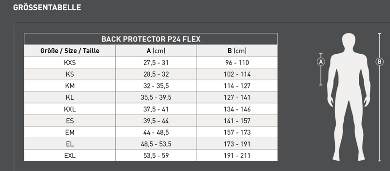 Waldhausen rygbeskytter P24 Flex - junior