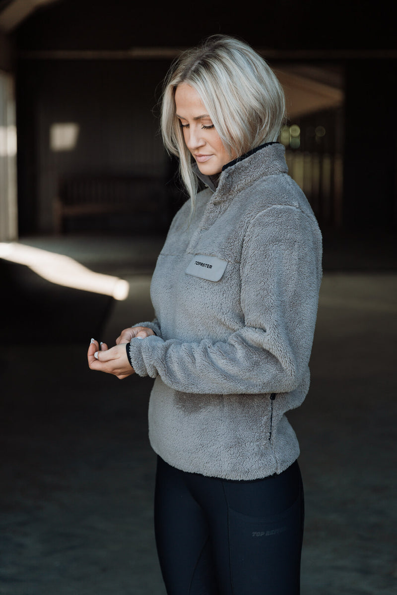 Top Reiter Blær Sweater - trøffelbrun