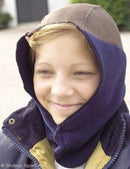 Globus ridehjelmshue, sort