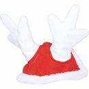 HorseGuard rensdyrhue til hesten, julerød - pony