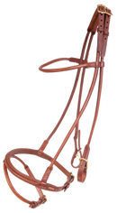 Karlslund rundsyet kombineret trense, brun