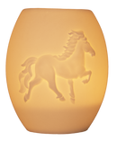 Karlslund fyrfadsstage med islandsk hest