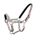 Nordic Horse polstret nylongrime med blomster