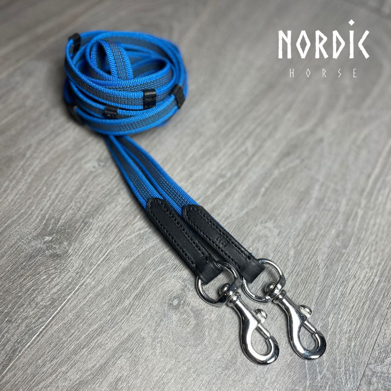 Nordic Horse supergrip tøjle med stoppere, farver