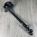 Nordic Horse tøjle, supergrip - sorte karabinhager